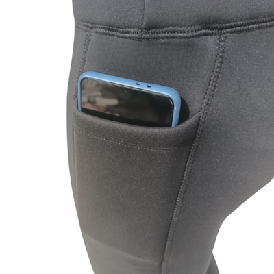 Sherpa Lined Thermal Leggings with Pockets