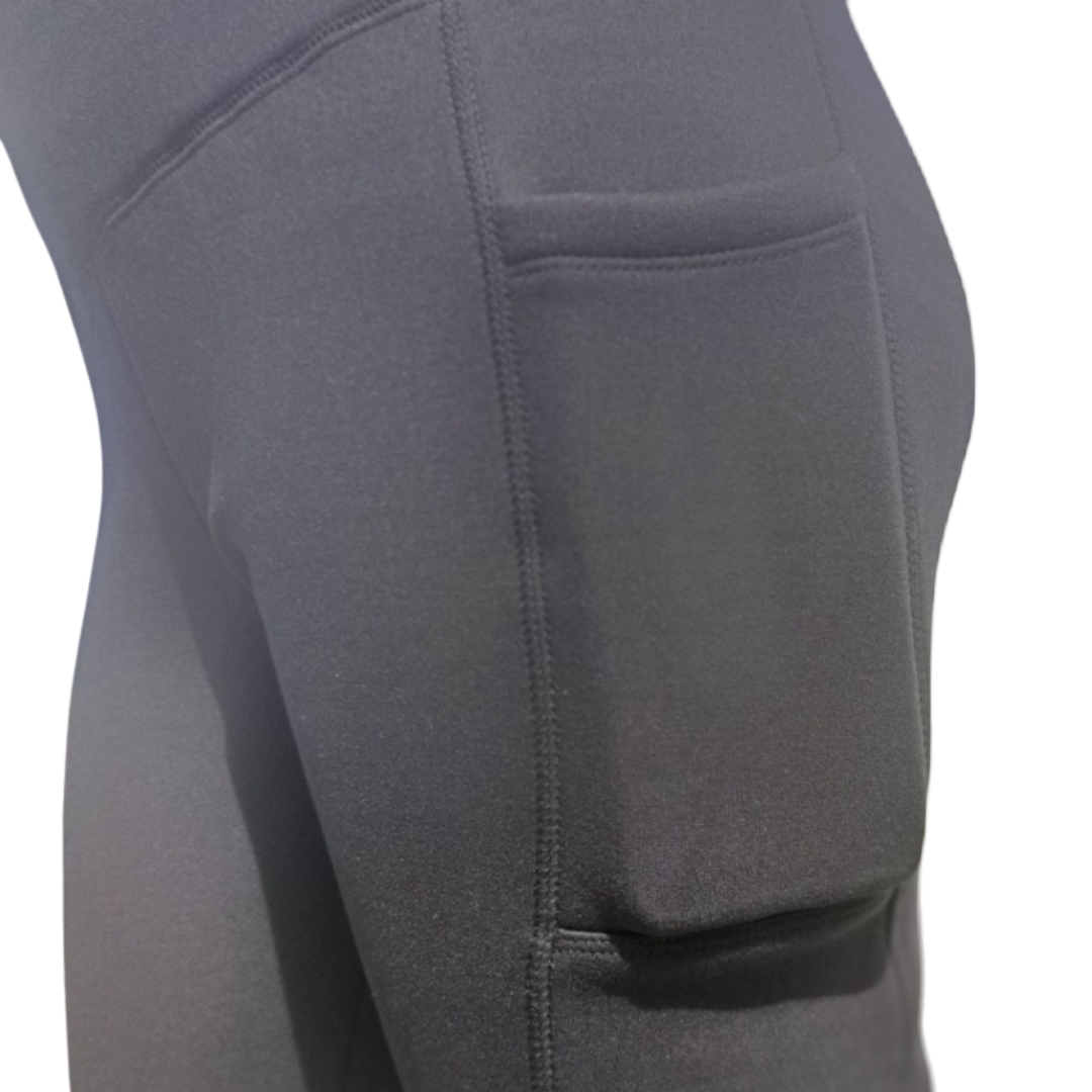 Sherpa Lined Thermal Leggings with Pockets