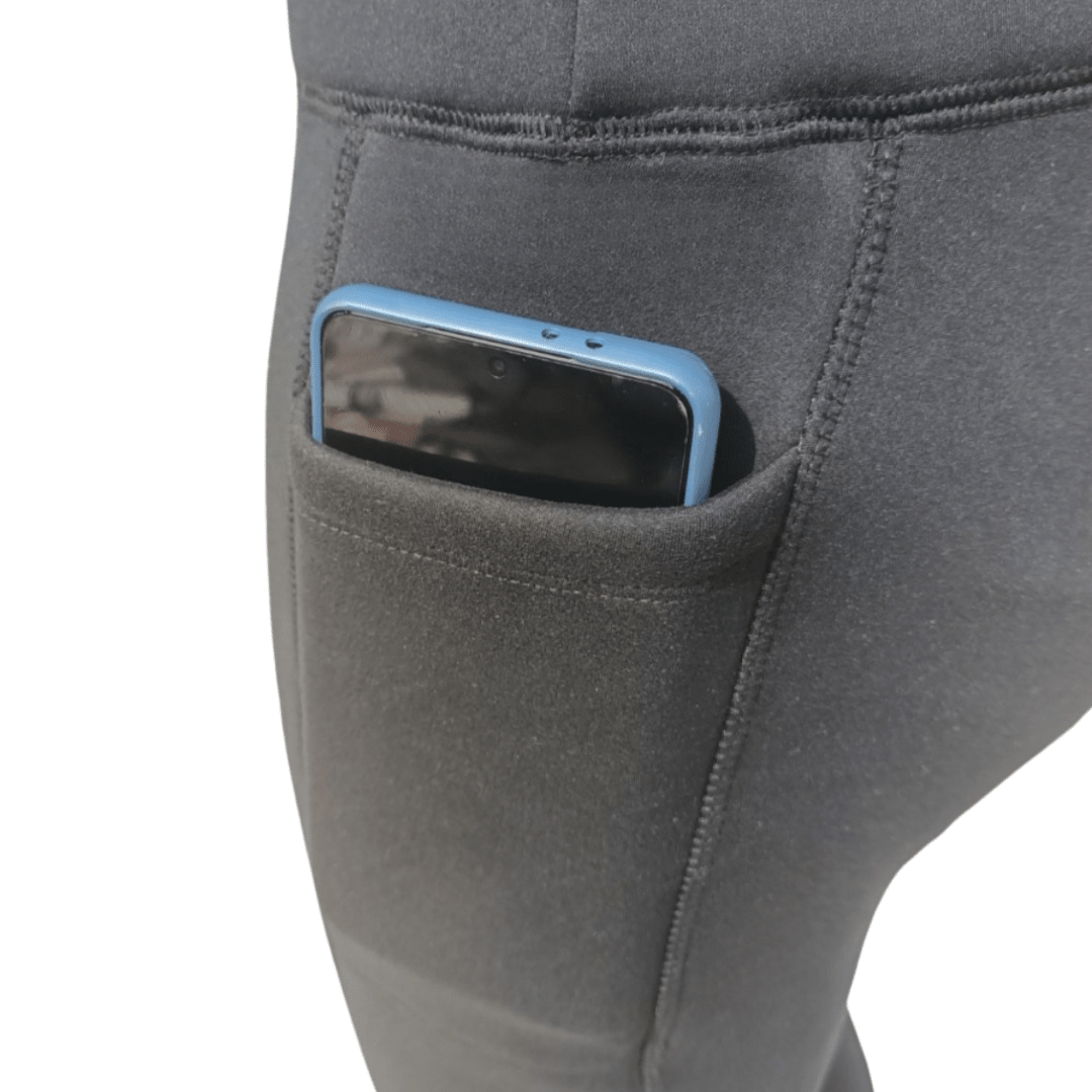 Sherpa Lined Thermal Leggings with Pockets - Thermal Theory - Leggings - australia - winter_clothing