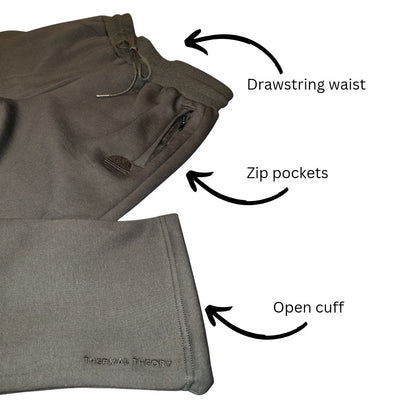 SHERPA OPEN CUFF TRACKPANTS - Thermal Theory - Trackpants - #australia# - #winter_clothing#